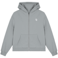 ZIP HOODIE - LIGHT ASPHALT