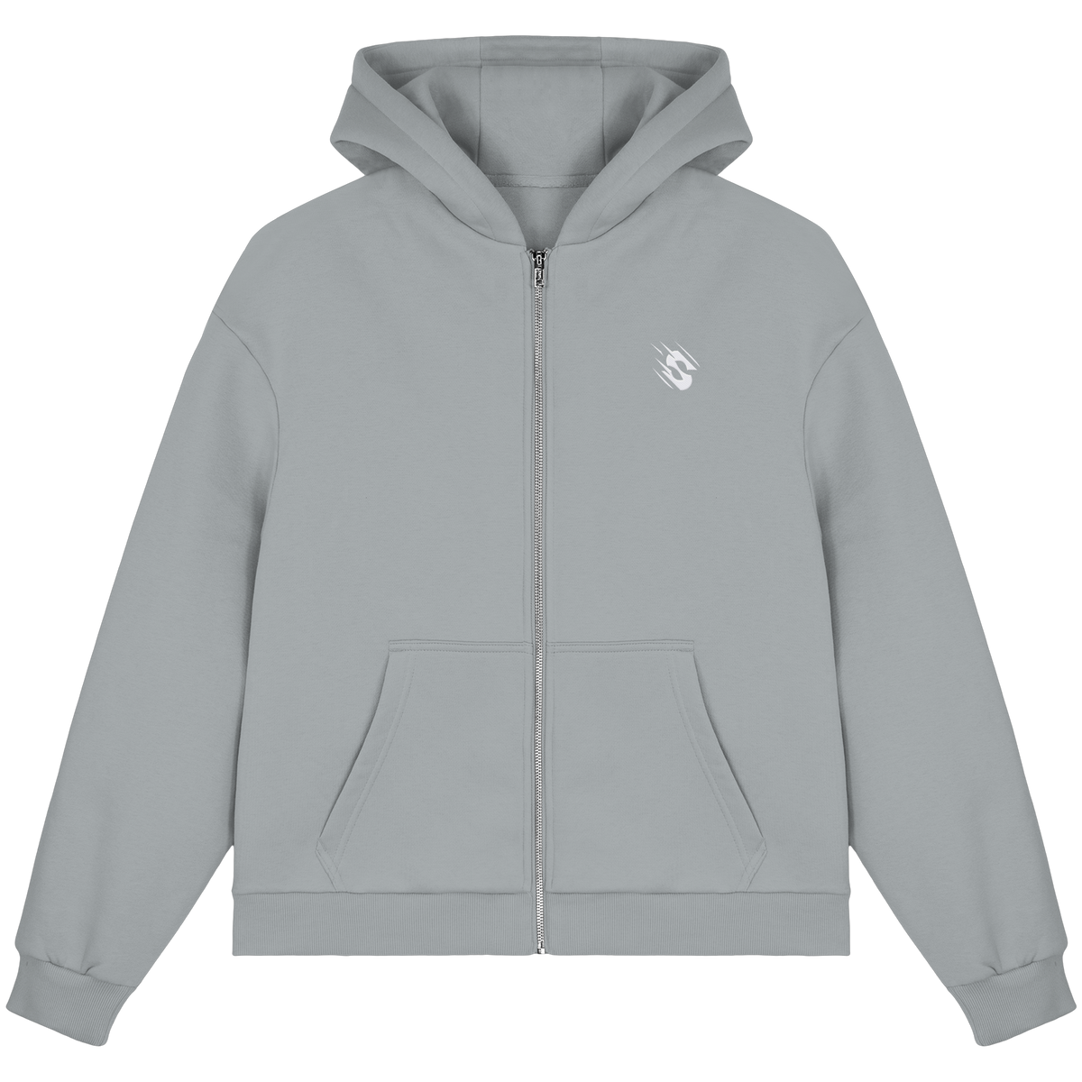 ZIP HOODIE - LIGHT ASPHALT
