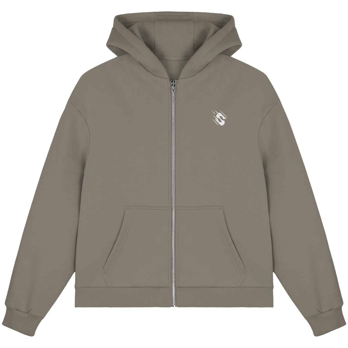 ZIP HOODIE - OLIVE