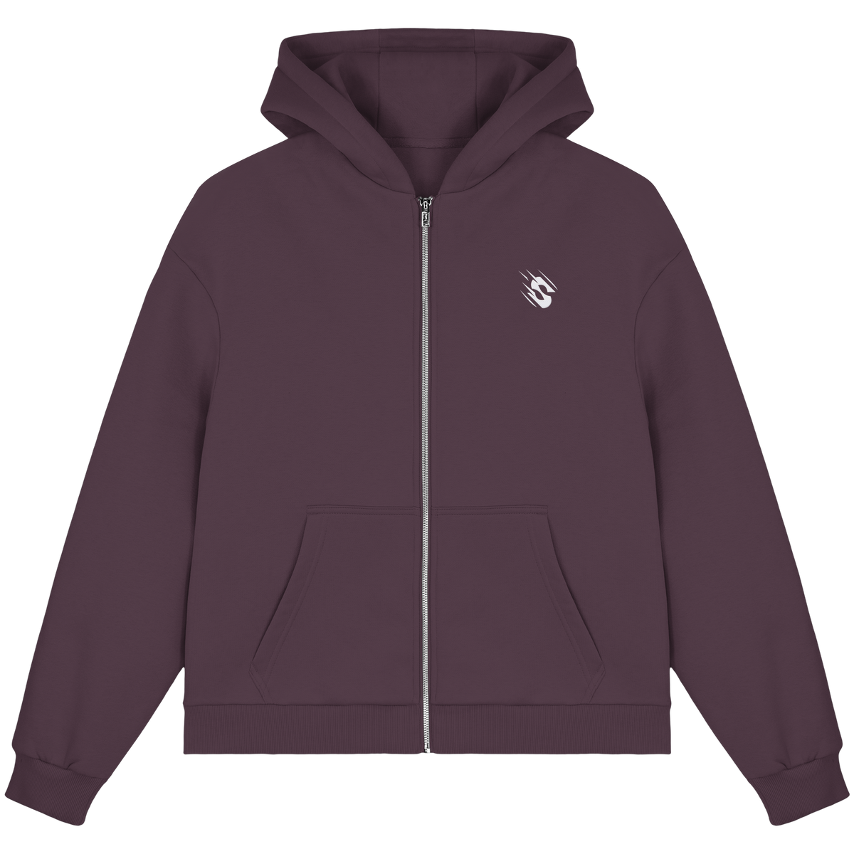 ZIP HOODIE - PLUM